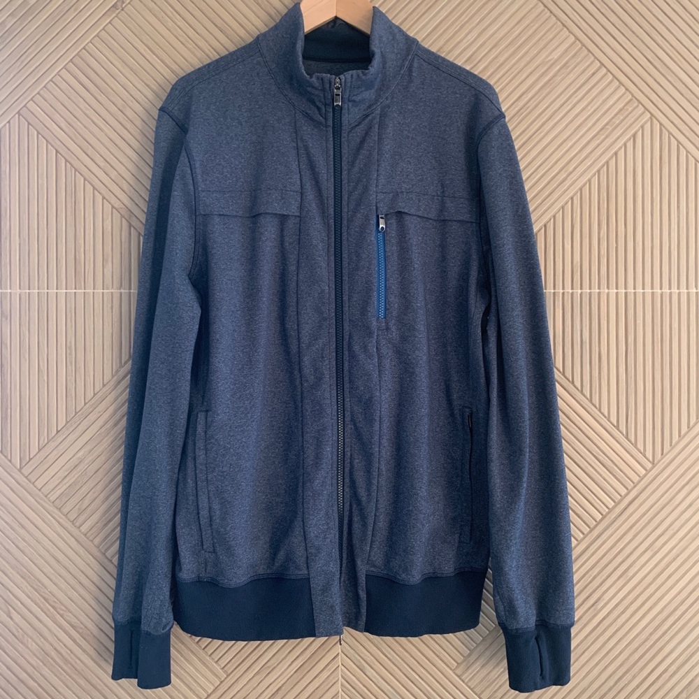 LULULEMON MEN’s zip TRACK JACKET, XL